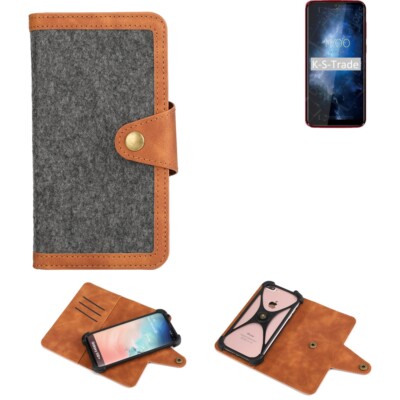 Handyhülle für BQ Mobile BQ-6061L Slim Handy-Tasche dunkelgrau