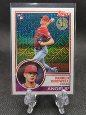 2018 Topps Silver Pack Series 1 Chrome Mojo 1983 Design #50 Parker Bridwell RC