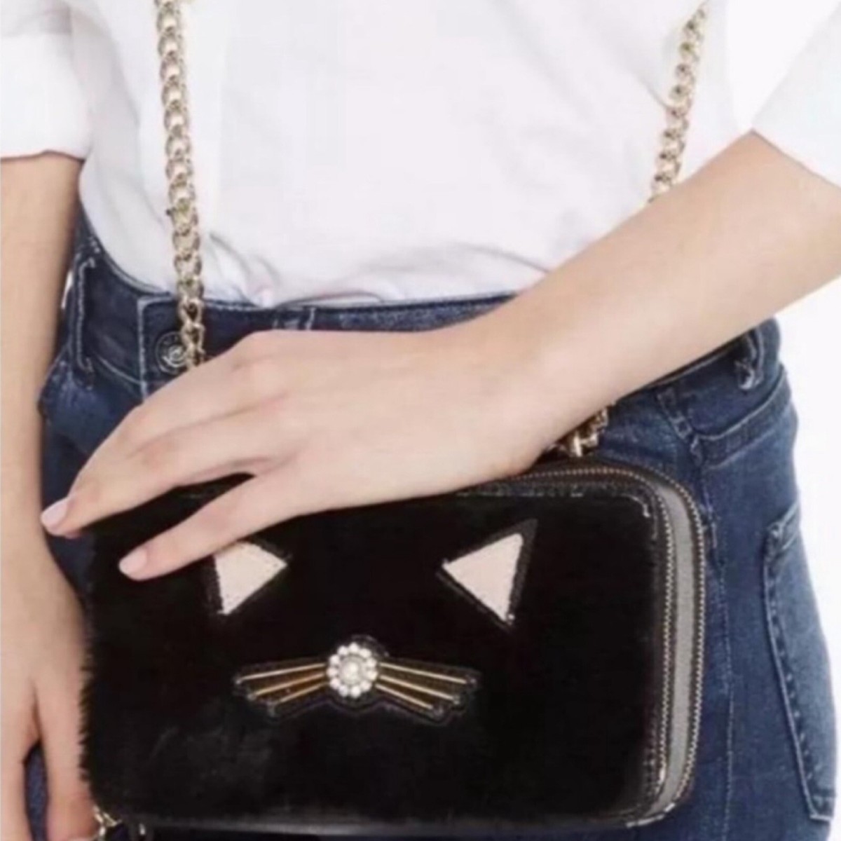 Kate spade ねこ　パーティバッグ 楽天市場】ケイトスペード バッグ レディース ショルダー 猫キャット