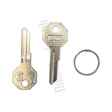 Ignition and Door Key Blanks for Buick Chevy GM Vehicles 41-66 Uncut Key B10-M