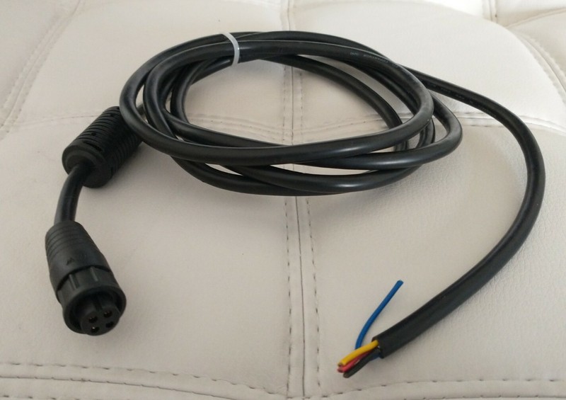 Lowrance Structure Scan 4-Pin Power Cord.  Works on Active Target 1 & 2 + 3D. 