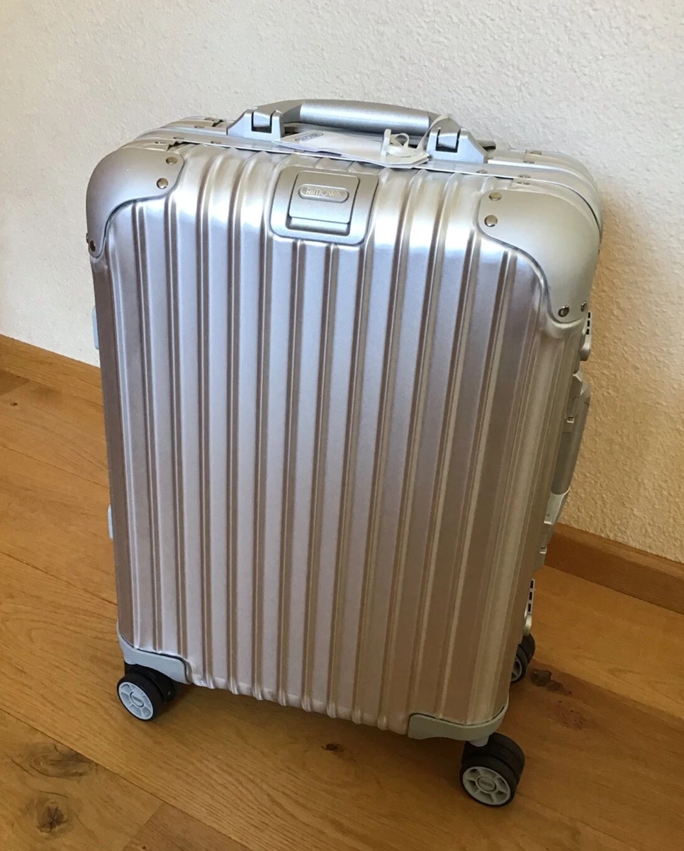 RIMOWA Topas Cabin Multiwheel Trolley 4 Wheels NEW 23cm Pre LVMH Made in Germany
