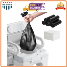 Potty seat liners with 100 bags & 40 absorbent pads, fits most chairs