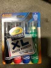 Crayola Project XL Poster Markers CLASSICS Thick & Crisp Lines Signs & Projects