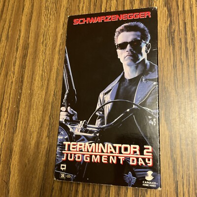Terminator 2 Judgment Day VHS 1991 Arnold Schwarzenegger Sci-Fi Pre-Owned