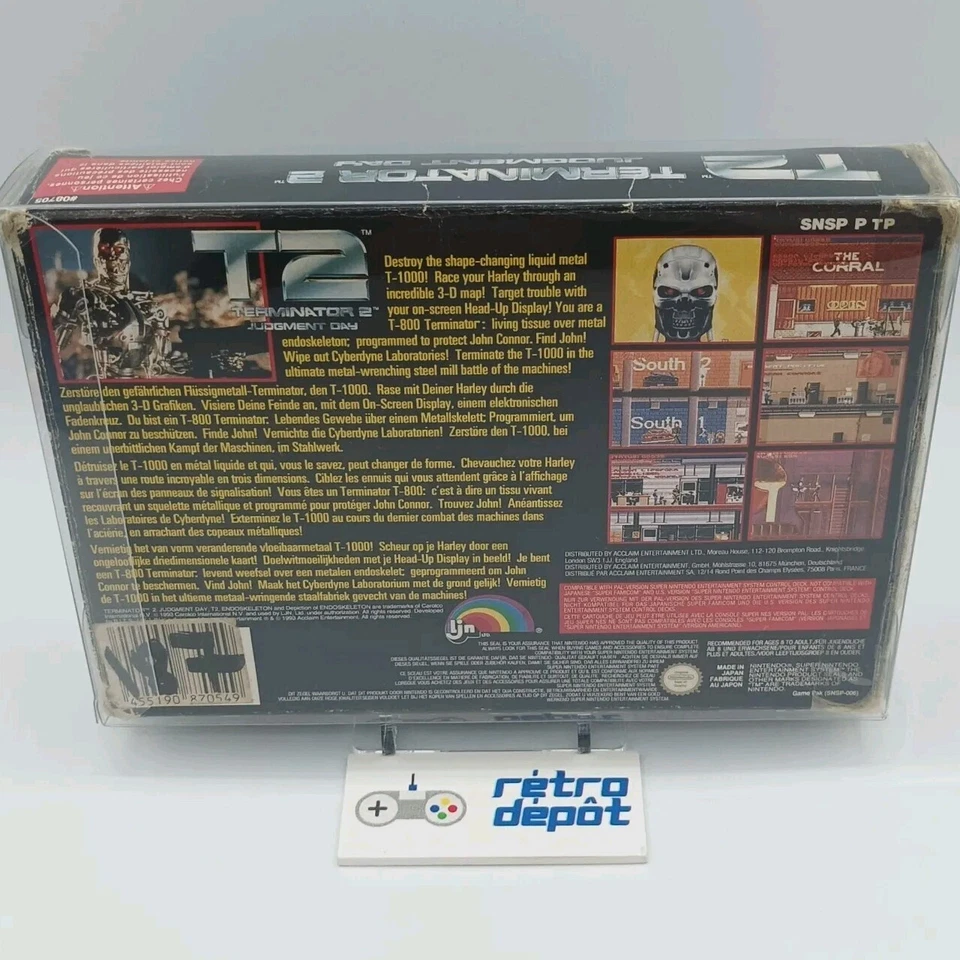 T2 Terminator 2 Judgment Day / super nintendo Snes/ Pal / Fr / Fah - Image 2 of 4