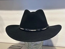 $99 Wind River Bailey Hayes Outback Western Fedora Wool Packable Large Black USA