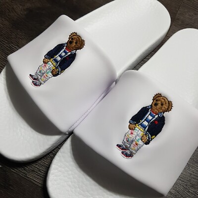 【日本未入荷品】Ralph Lauren キッズ Polo Bear柄 サンダル Polo Ralph Lauren Polo Bear Slides Sandals Red Toddler Kids Size