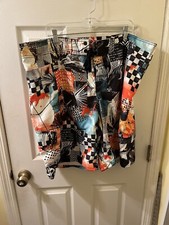 Old Navy Men Swim Shorts. Mesh Lined. Size XXL. Multi Print.
