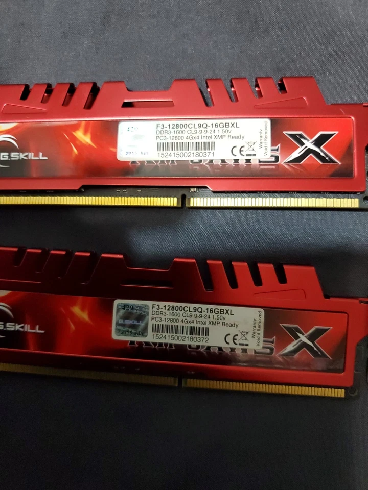 G.Skill Ripjaws X 16GB (4x 4GB) DDR3 1600MHz Desktop RAM F3-12800CL9Q-16GBXL - Image 3 of 3
