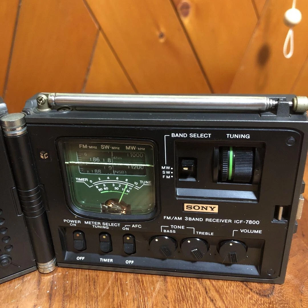Sony ICF-7800 Radio News Caster With Ac Adapter from Japan