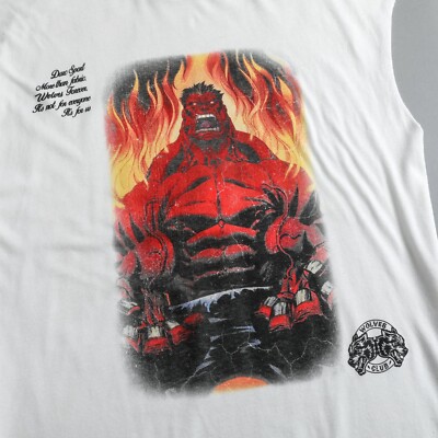 sol ボーダー L/S Tee (RED&charcoal) Darc Sport x Marvel Red Hulk Premium Muscle Tee in Cream SOLD OUT