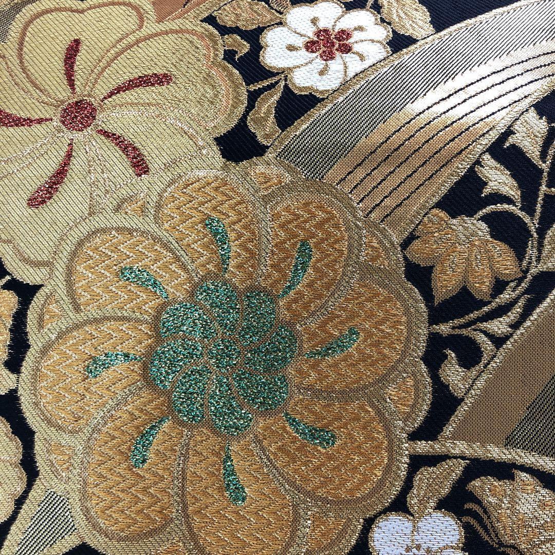 JAPANESE KIMONO FUKURO OBI PURE SILK VINTAGE ANTIQUE Z5228 | eBay