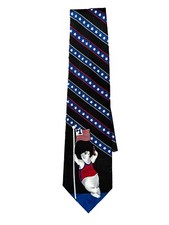 Vintage Coca Cola Tie Polar Bear With Star And Stripes