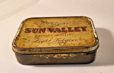 Players Sun Valley Light Tobacco Empty Tin