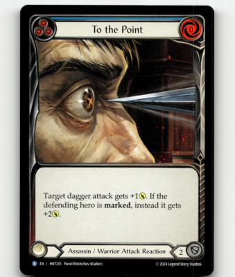 Flesh And Blood To the Point (Blue) - The Hunted