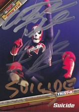 Christopher Daniels & Frankie Kazarian Signed Suicide 2010 TriStar TNA Card #38
