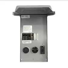 Midwest U075CTL010 100-Amp Outlet Box with GFCI 50/30/20 RV/EV Electrical Box