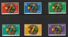 Bee Gees Group stamps  Isle of Man-Music Pop 1999 set