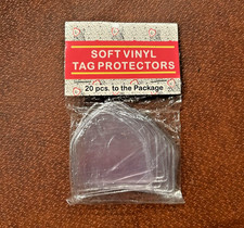 Vintage NEW UNUSED 20 Count Soft Vinyl Tag Protectors 20 Pcs. Beanie Babies