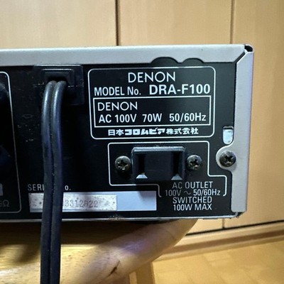 Used Denon DRA-F100 AM FM Stereo Receiver Personal Component