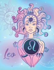 Self Care for Leo: Zodiac Star Sign Astrology Notebook | Self Care Check in Jour