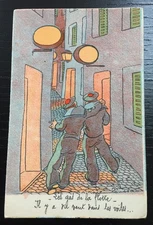 Postcard, humorous, sailors