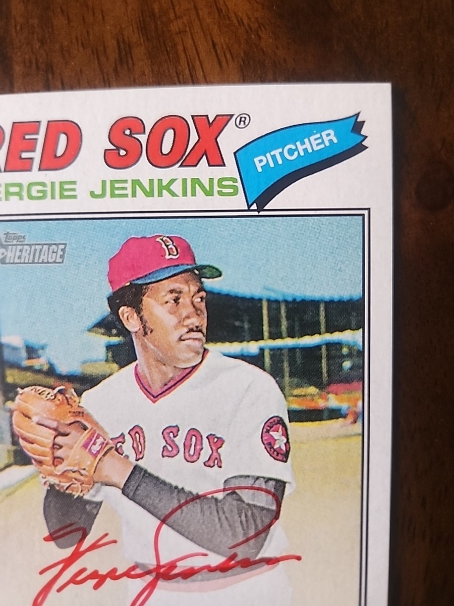 2026 Topps Heritage Baseball SP 67/77 Red Ink Auto Fergie Jenkins