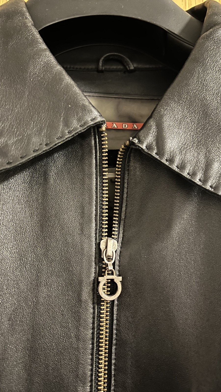 Vintage Men's Prada Leather Jacket - Rare Find, Timeless Style image 4