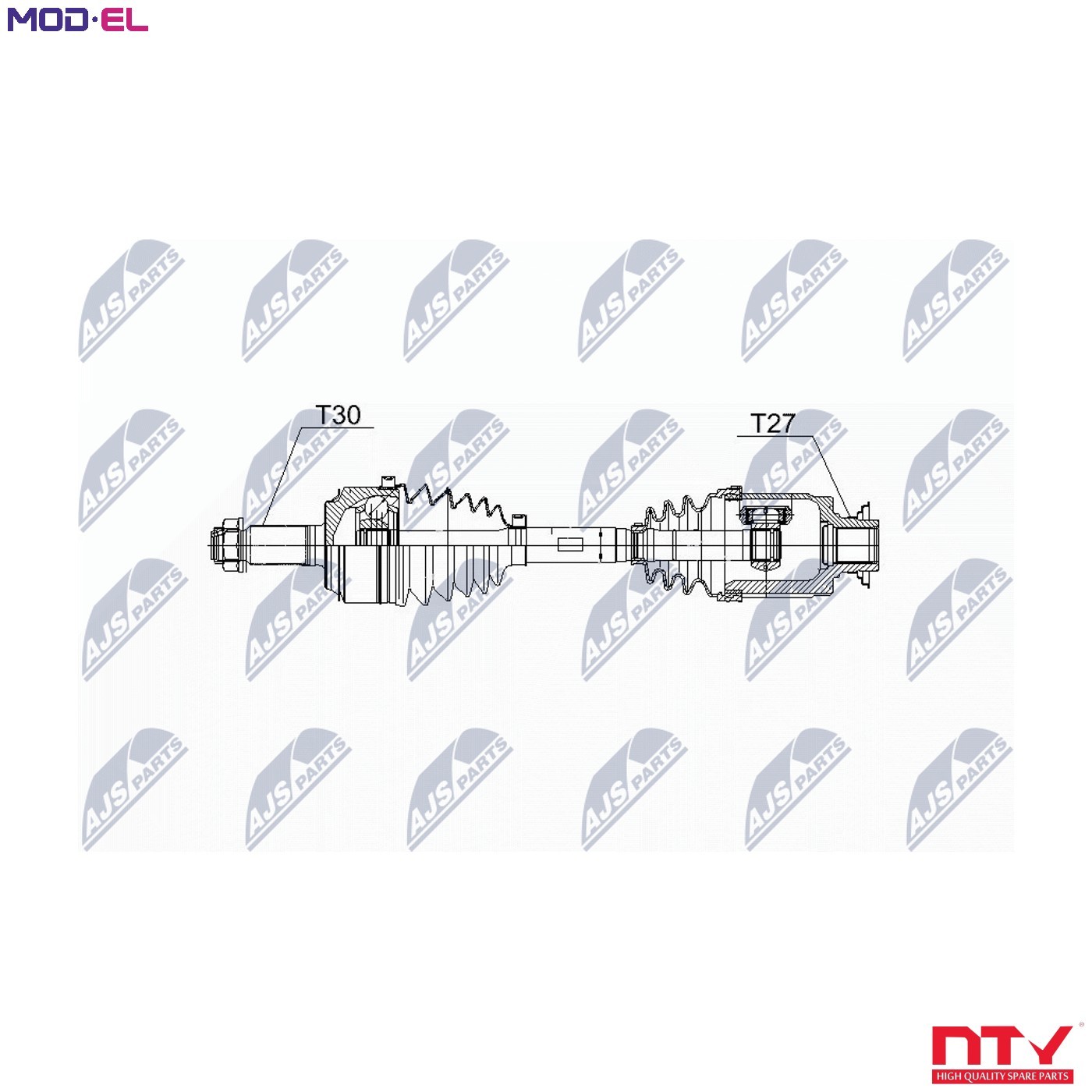 Driveshaft Front Axle Right NPW-HD-062 NTY for HONDA CR-V IV - Image 6