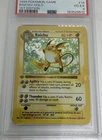 Wizards of the Coast 1999 Pokemon Base Set 1st Ed Raichu Holo 14/102 PSA 4