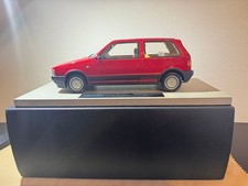 FIAT Uno Turbo i.e. minicar 1/18 red #e5b148