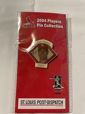2004 St. Louis Cardinals Player Pin   John Mabry Post Dispatch NIP