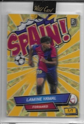 2024 Wild Card Comix Lamine Yamal 1/1 Gold Rookie - SPAIN | eBay