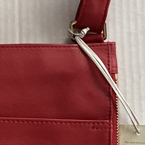 Radley London Red Leather Zip Around Cross Body Purse Bag Adjustable Strap NWT - Picture 9 of 24