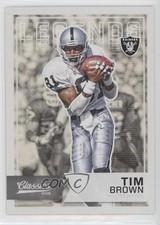 2016 Panini Classics Legends Red Back Tim Brown #125 HOF m5e