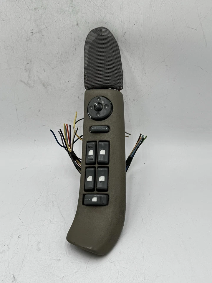 1995-2000 Chevy GMC Suburban Yukon Tahoe Driver Left Master Window Switch Lock - Image 2 of 4