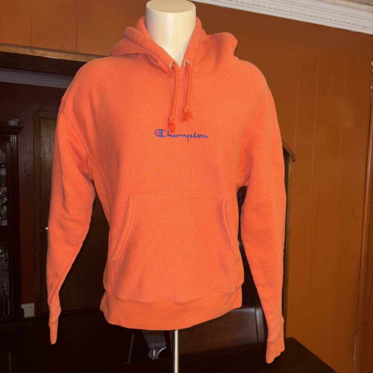 Vintage Champion Reverse Weave Pullover Hoodie Sweatshirt Y2K