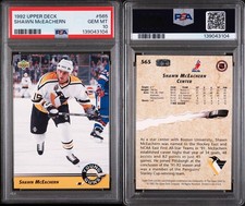 1992 Upper Deck SHAWN MCEACHERN Young Guns #565 ROOKIE PSA 10 GEM MINT RC