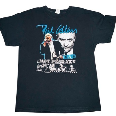 Phil Collins 2018 Tour T-Shirt M Not Dead Yet Live Concert Band Tee