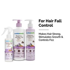 Mamaearth Rosemary Hair Oil, Hair Shampoo  Hair Conditioner Combo for Hair Fall