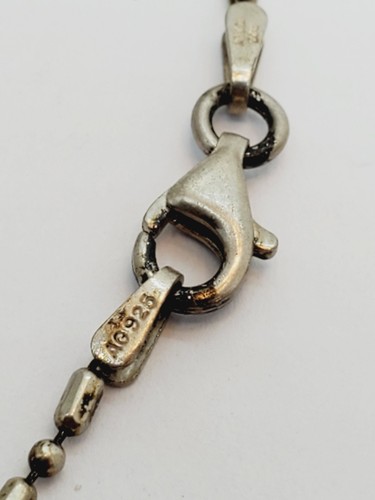 Vintage Konvolut 4 Sterling Silber 925 Kette Halskette Konvolut (66) - Bild 13 von 13