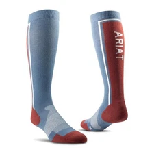 Ariat Winter Slimline Riding Socks Blue
