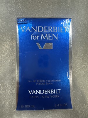 VANDERBILT For Men By Gloria Vanderbilt 3.4oz 100 ml EDT Spray - NEW & SEALED