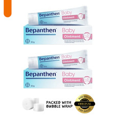 2 x Bepanthen Ointment Dual Action for Nappy Rash and Skin Recovery 100g