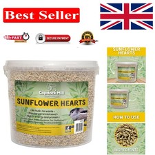 3.2kg Tub of High-Energy Sunflower Hearts Bird Food – Ideal for Feeders & Tables 6.56 per kilo