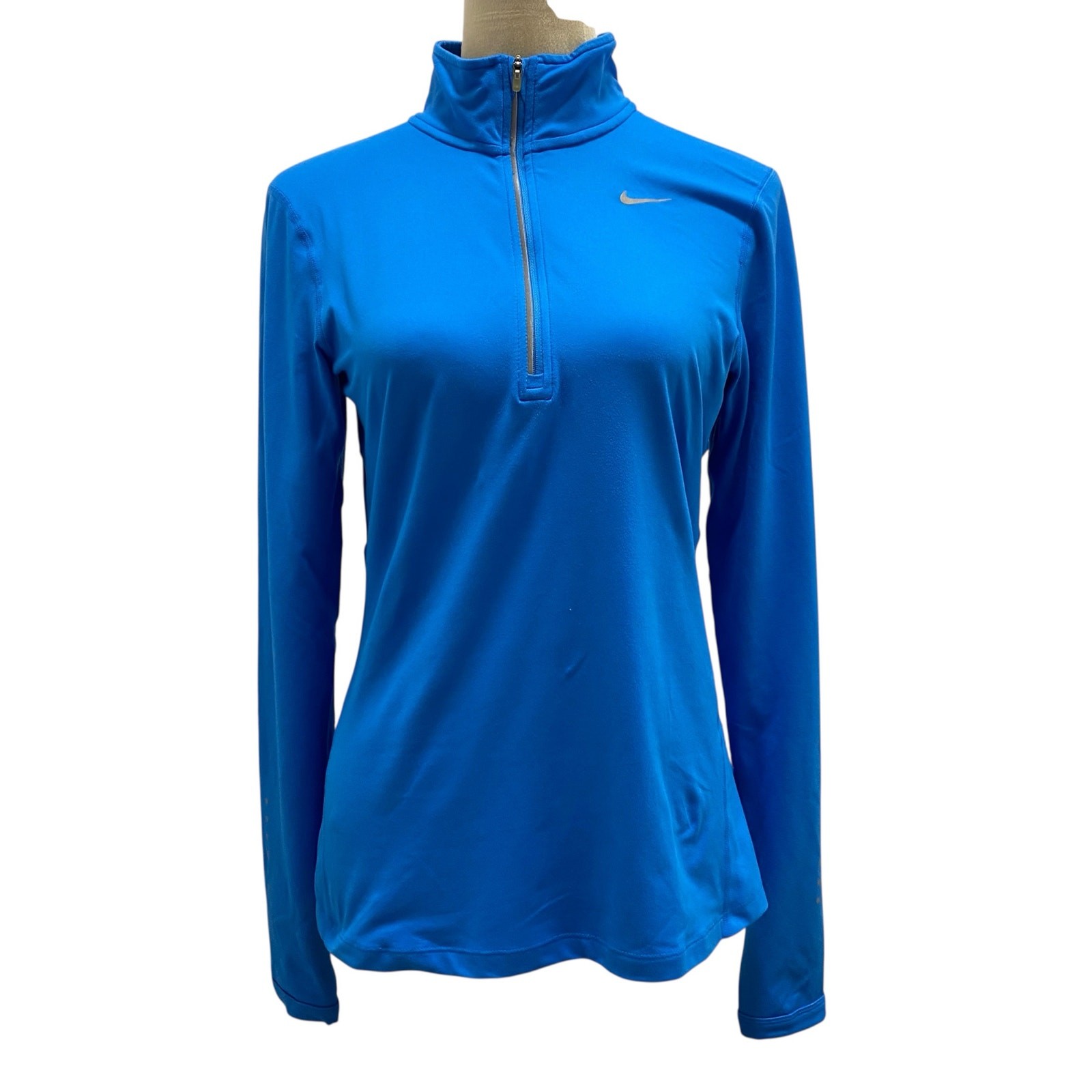 SACAI X NIKE Maglione donna blu chiaro Nike Dri Fit Nike running mezza zip taglia small