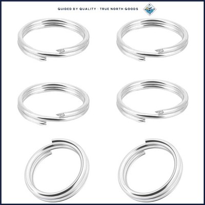 20pcs 21 Gauge Silver Jump Rings for Jewelry Making - Hypoallergenic Material