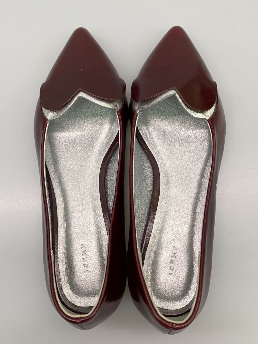 Ameri Heart Motif Pointed Toe Pumps Flat Pumps M … - image 3