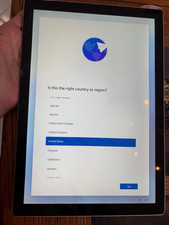 Microsoft Surface Pro 5 1796 i5 4GB RAM 128GB SSD Windows 11 CRACKED AS IS